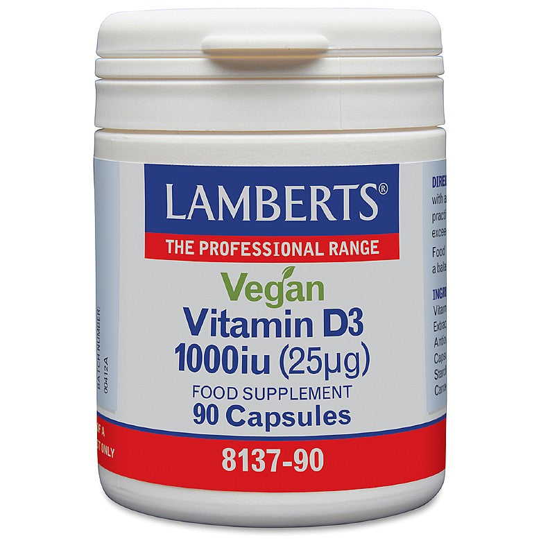 Vegan Vitamin D3 1000iu x 90