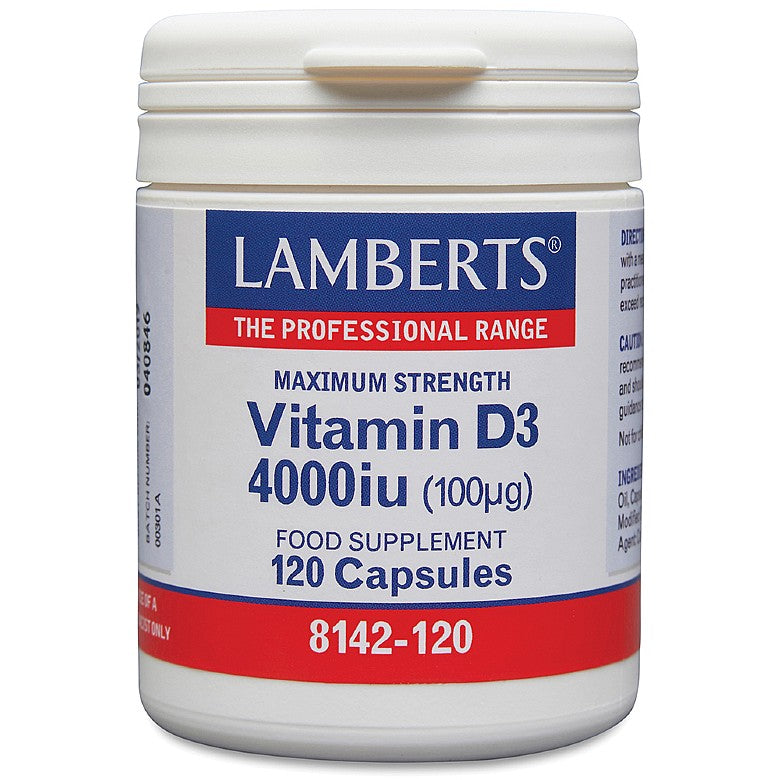Vitamin D3 4000iu x120
