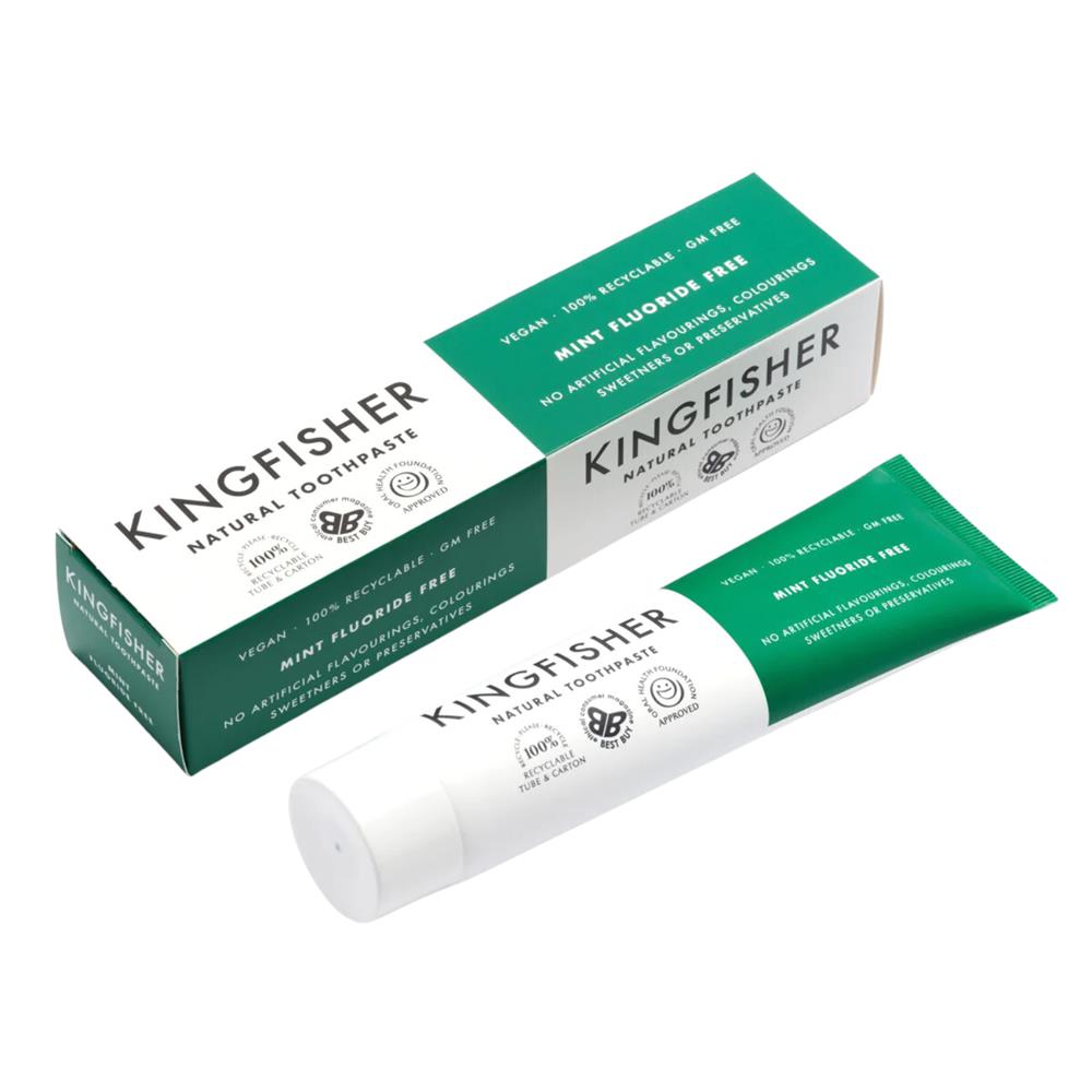 Kingfisher Natural Toothpaste Mint Fluoride Free 100ml