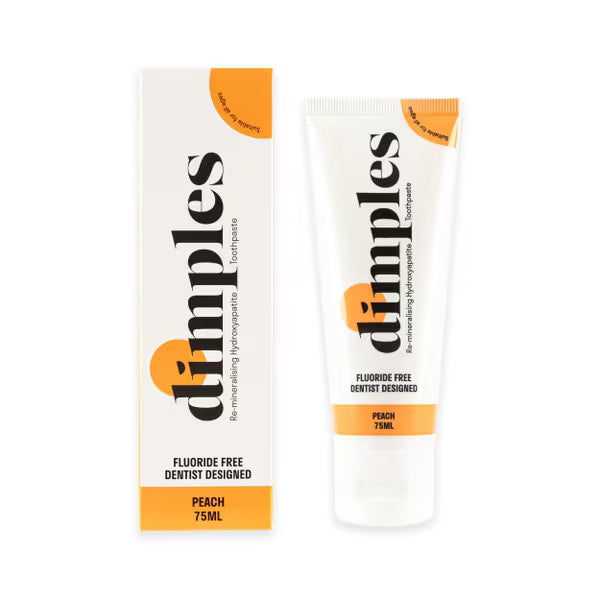 Fluoride Free Dentist Designed Toothpaste Peach 75ml
