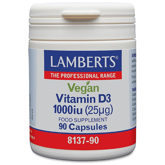 Vegan Vitamin D3 1000iu x 90