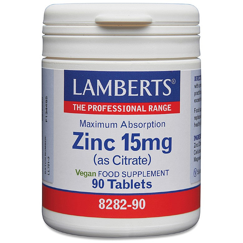 Zinc 15mg x 90