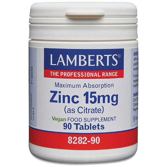 Zinc 15mg x 90