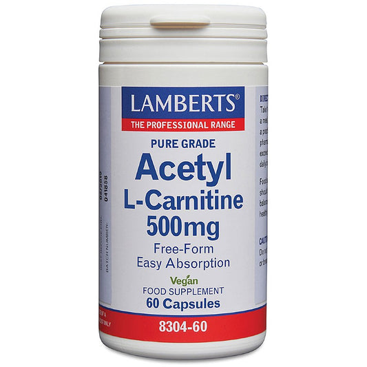 Acetyl L-Carnitine 500mg 60s