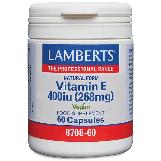 Natural Vitamin E 400iu (268mg) x 60