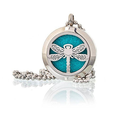 Ancient Wisdom - Aromatherapy Necklace - Dragonfly 25mm