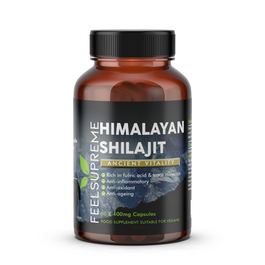 Feel Supreme Himalayan Shilajit 400mg x60