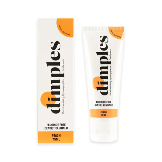Fluoride Free Dentist Designed Toothpaste Peach 75ml