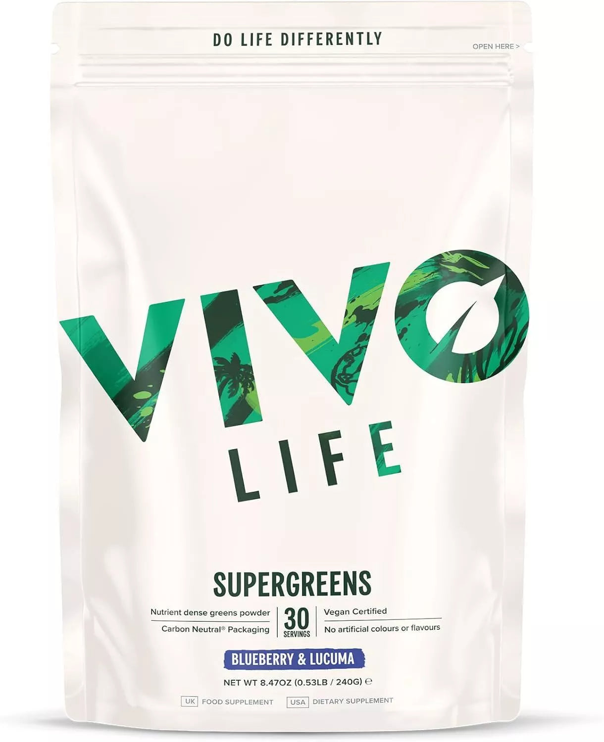 Vivo Life Supergreens 240g