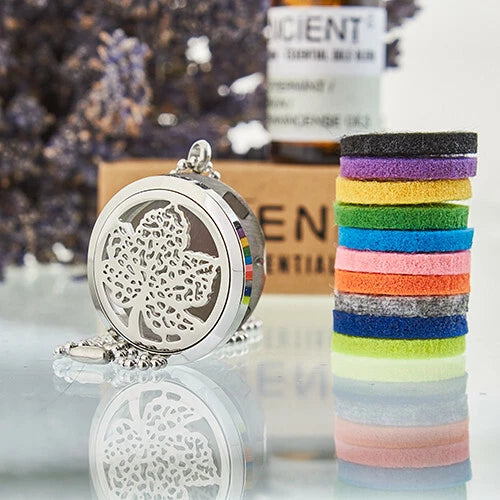 Ancient Wisdom - Aromatherapy Necklace - Leaf 30mm