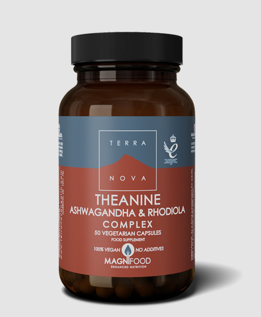 Theanine, Ashwagandha & Rhodiola Complex 50s